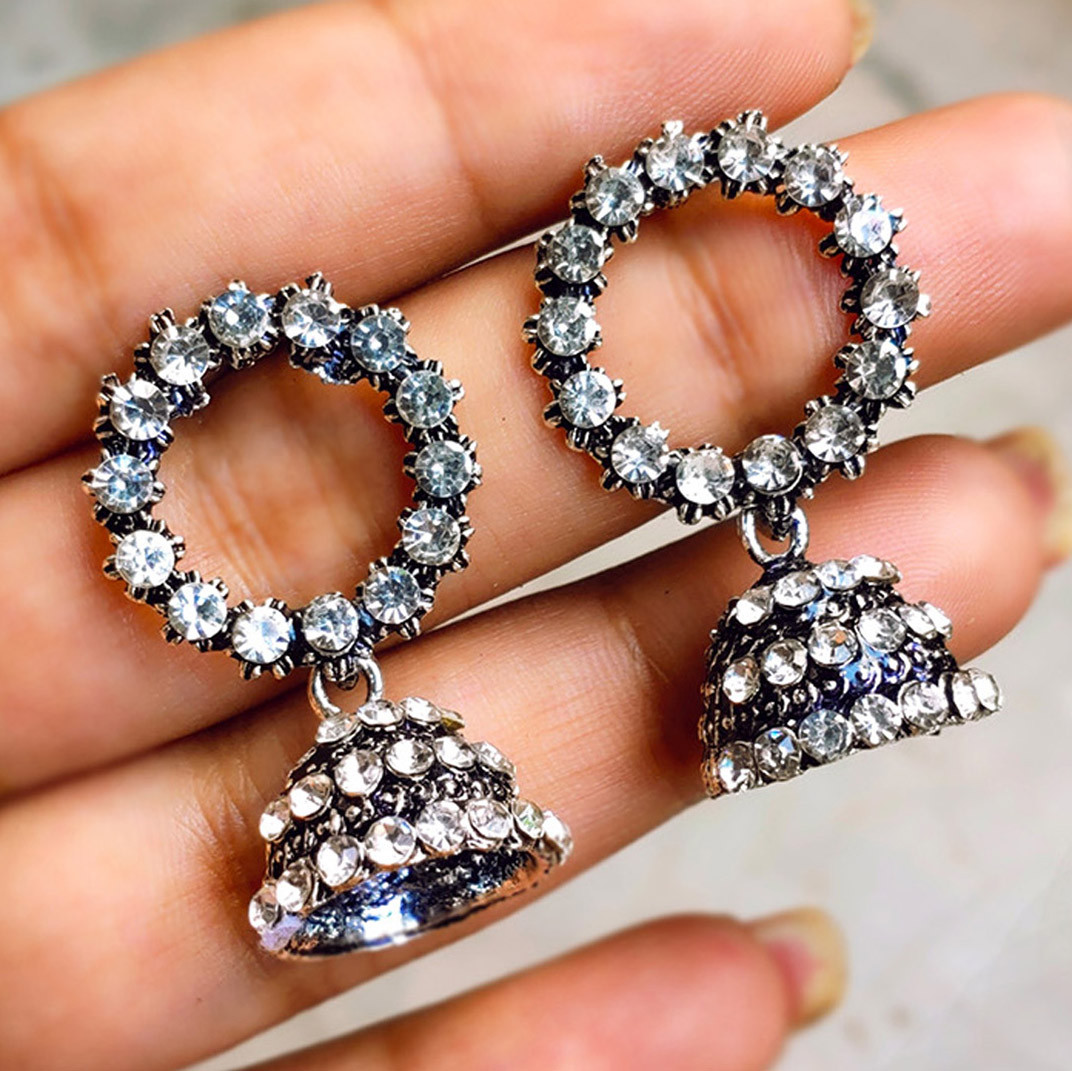 Orbit Charm Oxidized Studs