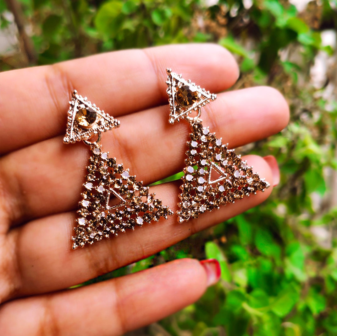 Linear Luxe golden Earrings